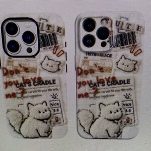 Cute Cat Design Phone Case